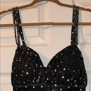 Polka dot Prom dress